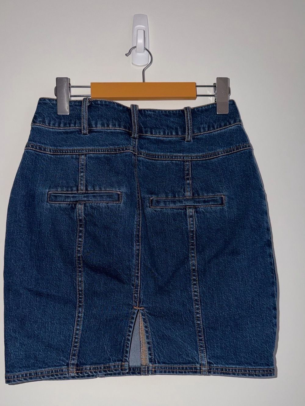 Anthropologie Pilcro Seamed Denim Pencil Skirt 6P western‎ costal cowgirl rodeo - Picture 5 of 8